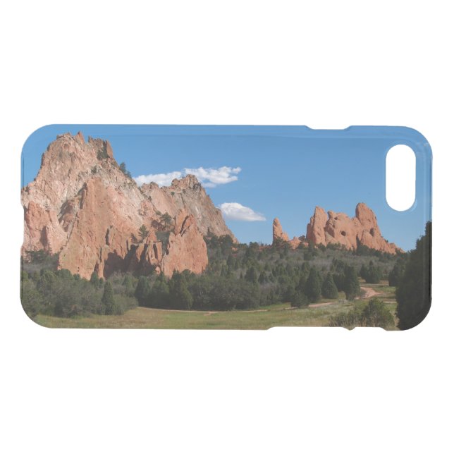 iPhone 7 Clearly Deflector Case Red Rocks (Back Horizontal)