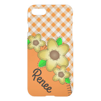 iPhone 7 Clearly Deflector Case Yellow Flowers
