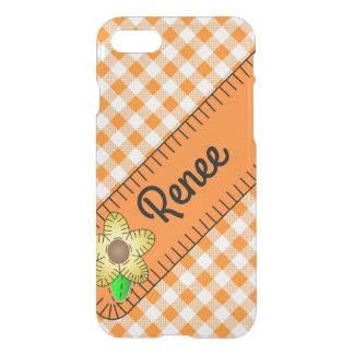 iPhone 7 Clearly Deflector Case Yellow Flowers
