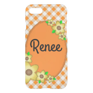 iPhone 7 Clearly Deflector Case Yellow Flowers