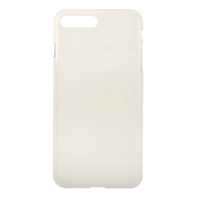 iPhone 7 Clearly Deflector Plus Case Light Ecru (Back)
