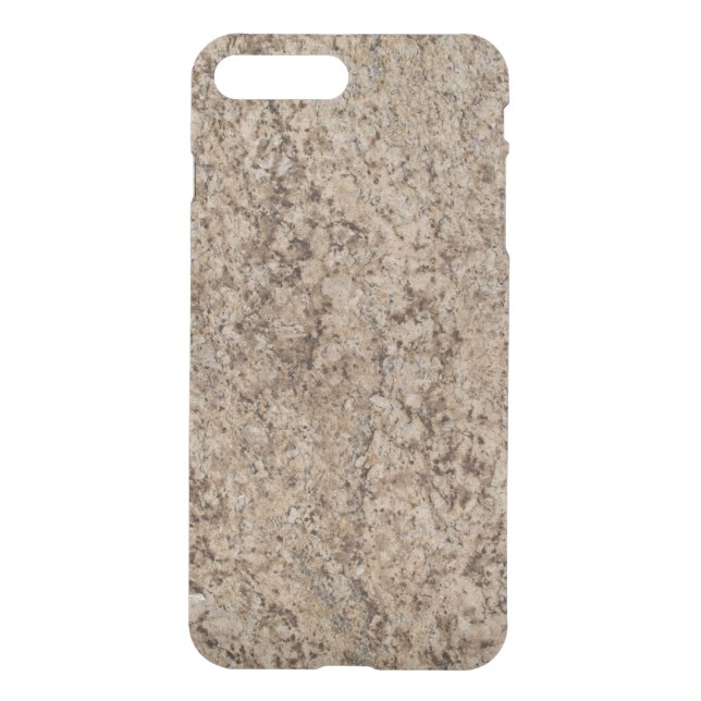 iPhone 7 Clearly Plus Deflector Case Brown Marbled (Back)
