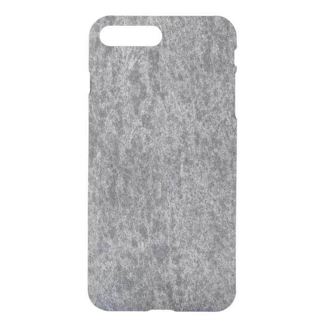 iPhone 7 Clearly Plus Deflector Case Gray Marbled (Back)
