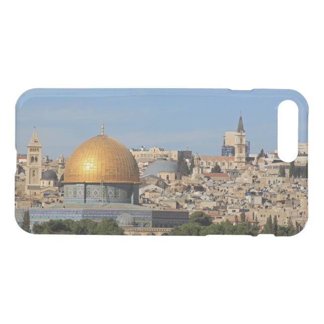 iPhone 7 Clearly Plus Deflector Case Jerusalem Isr (Back Horizontal)