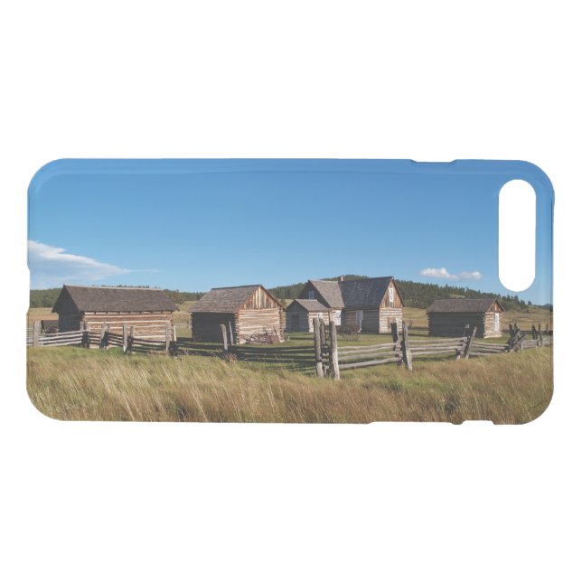 iPhone 7 Clearly Plus Deflector Case Log Cabin (Back Horizontal)