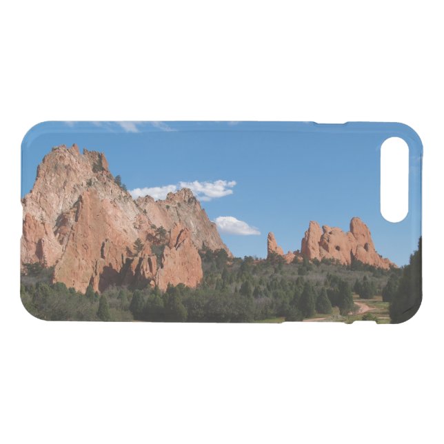iPhone 7 Clearly Plus Deflector Case Red Rocks in (Back Horizontal)