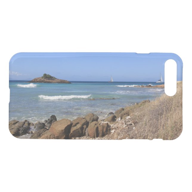 iPhone 7 Clearly Plus Deflector Case Seascape (Back Horizontal)
