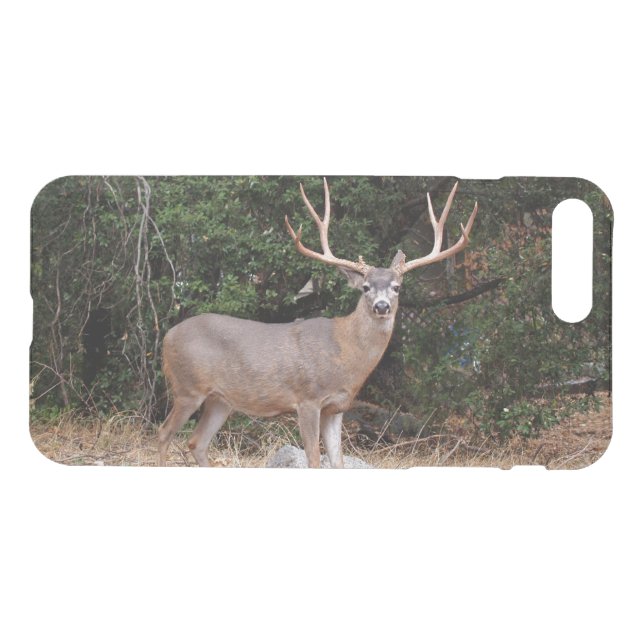 iPhone 7 Clearly Plus Deflector Case Wild Buck (Back Horizontal)