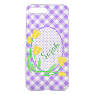 iPhone 7 Clearly Plus Deflector Case Yellow Tulip