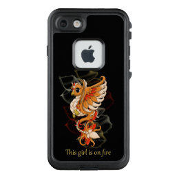 iPhone 7 FRE Case Phoenix Girl on Fire