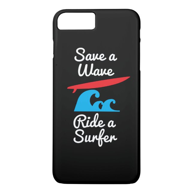 iPhone 7 Plus Cover Case - Rider a Surfer (Back)