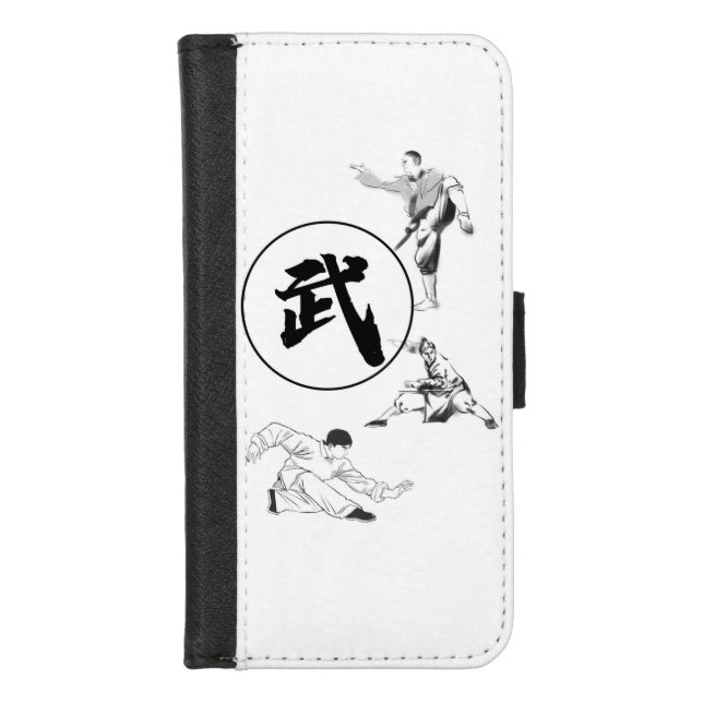 iPhone 8/7 Cases with Wushu Matial Arts images (Front)