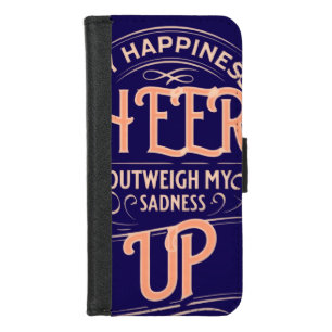 IPHONE 8/7 HAPPINESS CHEER UP WALLET CASE
