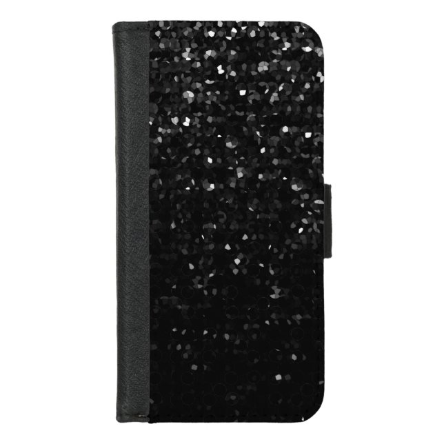iPhone 8/7 Wallet Case Crystal Bling Strass (Front)