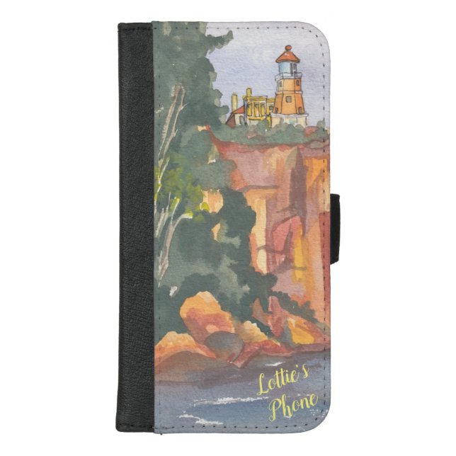 IPhone 8/7 Wallet Case "Ocean View" Personalize (Front)