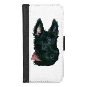 iPhone 8/7 Wallet Case w/ Scottish Terrier