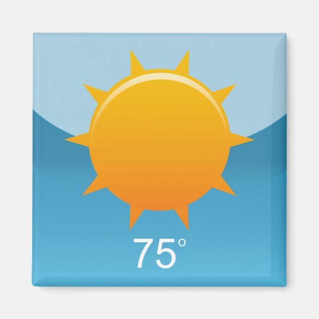 iPhone App Magnet - Weather (Front)