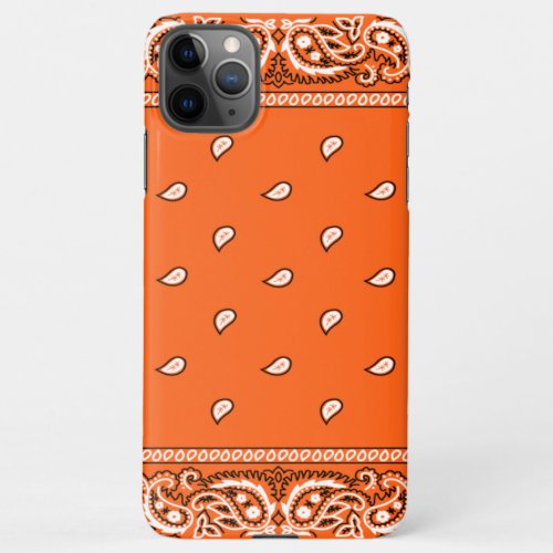 iPhone Bandana Orange Phone Case