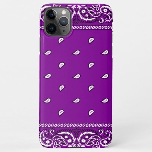 iPhone Bandana Purple Phone Case