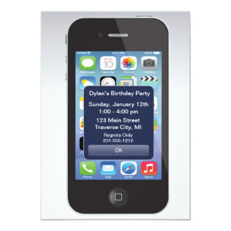 Mobile Phone Invitations 7