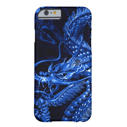 iPhone Blue Chinese Dragon Art Case