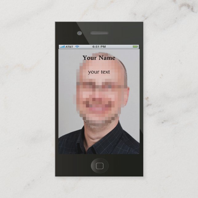 iphone Business Card (Front)