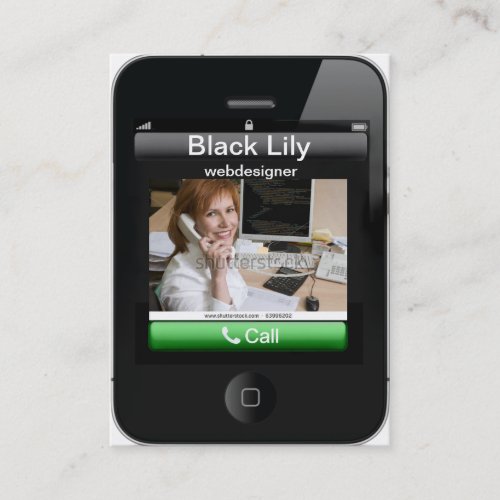 iPhone Business Card