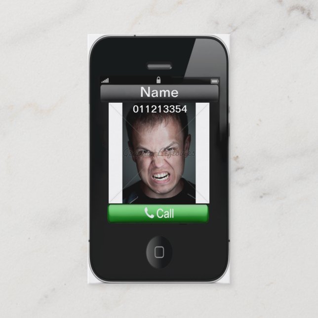 iPhone Business Card 2x3.5 (Front)