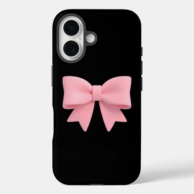 iPhone case | Aesthetic Ribbon Design Phone cover  (Back)