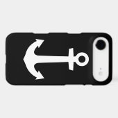 IPhone case anchor black (Back (Horizontal))