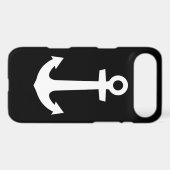 IPhone case anchor black (Back (Horizontal))