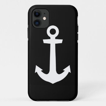 Iphone Case Anchor Black by TSlaughterStudio at Zazzle