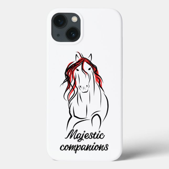 iPhone case and horse (Back)