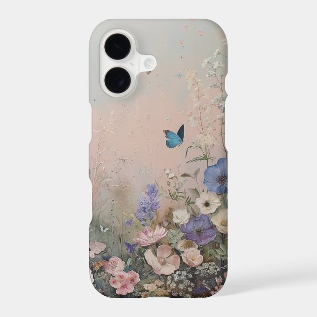  iPhone Case: blue@pink. Case (Back)