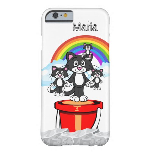 Iphone Case Cats Rainbow Clouds  Meow