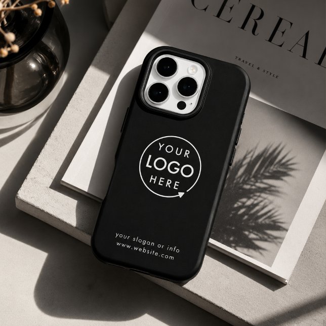 iPhone Case | Custom Logo Business Phone Cover ( Custom logo iPhone case for business branding, client gifts, staff merch, and daily use.)