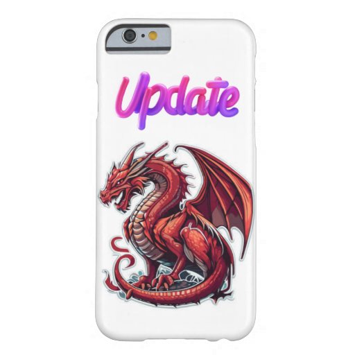 iPhone case dragon update print