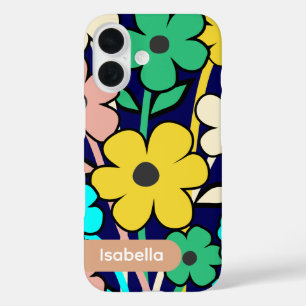 iPhone case floral colorful pattern aesthetic