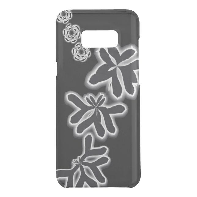 iPhone Case flowers digital tribal  (Back)