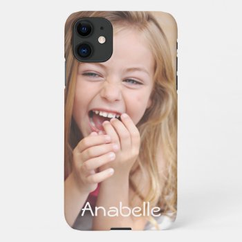 Iphone Case For 11 12 13 14 With Photo And Name by 4aapjes at Zazzle