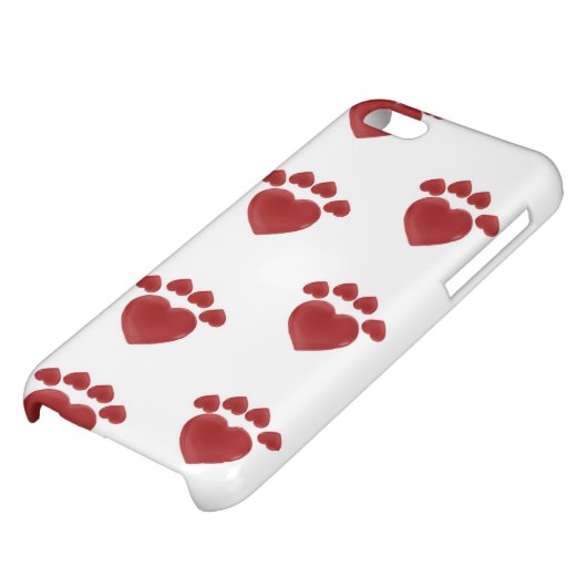 iphone case - heart paw prints (Bottom)