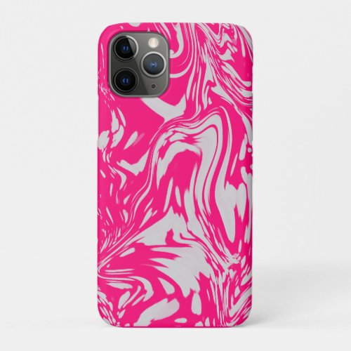 iPhone case in pink and silver