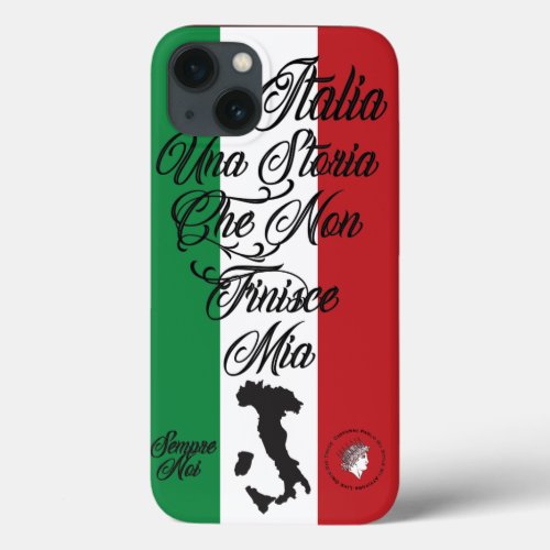 iphone case italy italia boot flag love