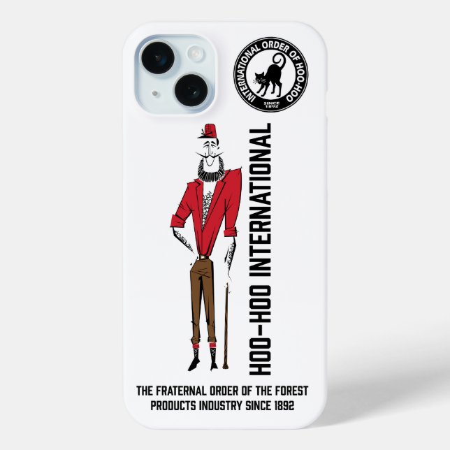 IPhone case - Lumberman Design with logo (Back)
