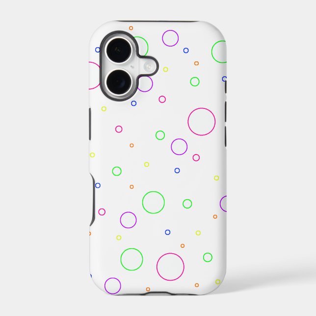 Iphone Case - Multicolor Circle (Back)