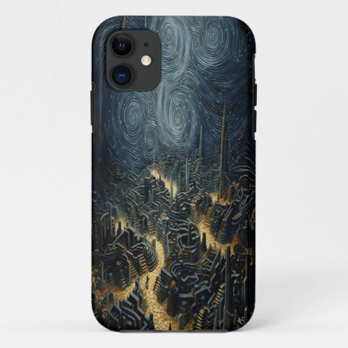 iPhone Case  Night Labyrinth