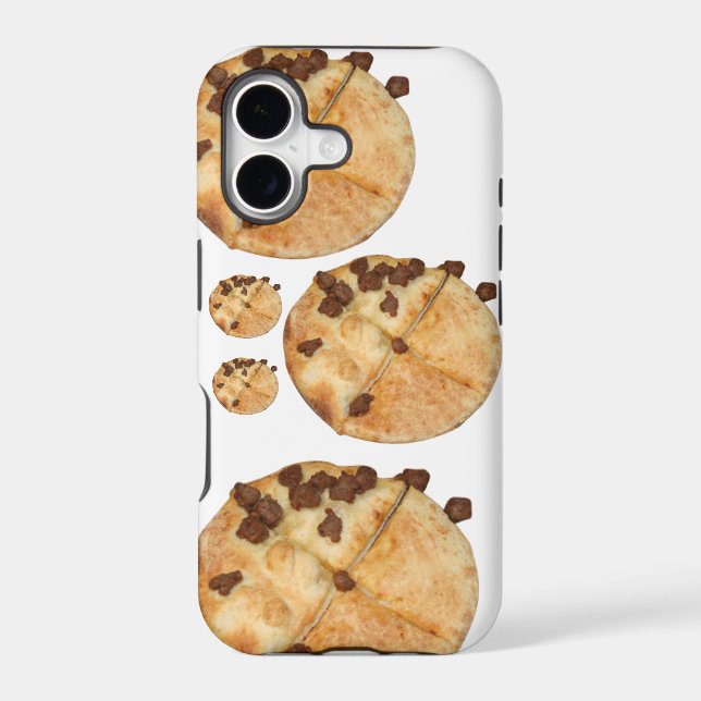 iPhone Case- None Pizza With Left Beef Case (Back)