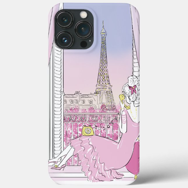 Iphone Case Paris Calling (Back)