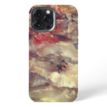 iPhone Case - Quartz in Petrified Log 3 Red