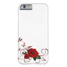 Iphone Case Red Rose Floral